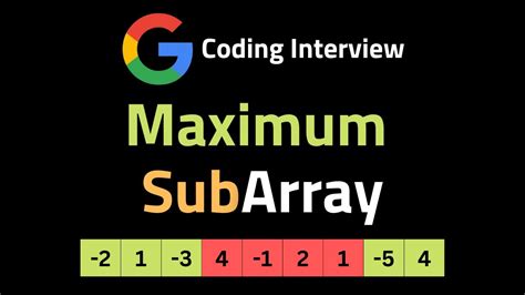 So, we can only achieve a sub-sum larger than sum [i. . Maximum subarray neetcode
